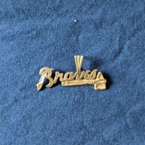 Atlanta Braves gold pendant